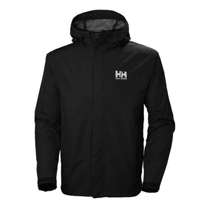 Helly Hansen Men's Seven J Waterproof Rain Jacket with Hood