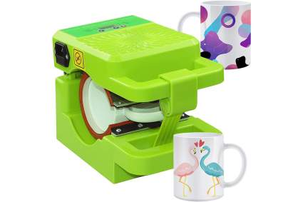 Bright green mini cup press