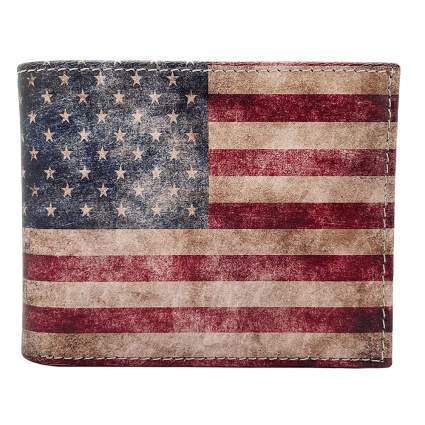 American flag wallet