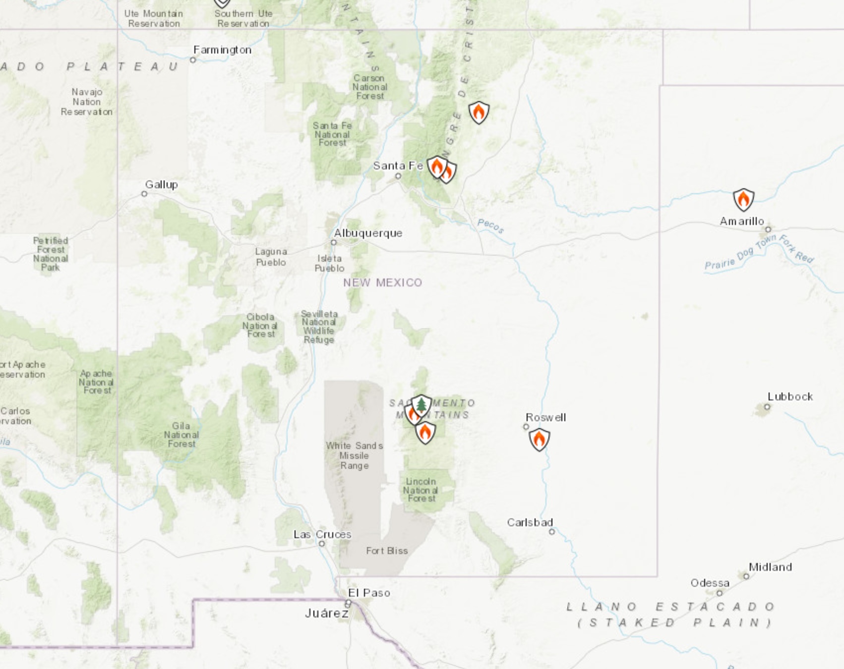 New Mexico Fire Map Track Fires & Evacuations Near Me Right Now