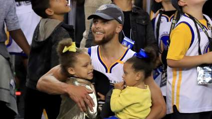 Warriors’ Steph Curry Gets Sweet Surprise from His Kids for Playoffs