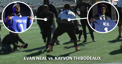 Kayvon Thibodeaux vs. Evan Neal in High School: Watch