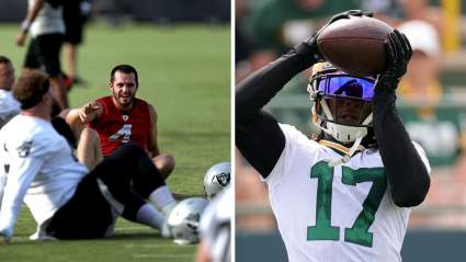 Derek Carr & Davante Adams Finally Get Together After Raiders Trade [LOOK]
