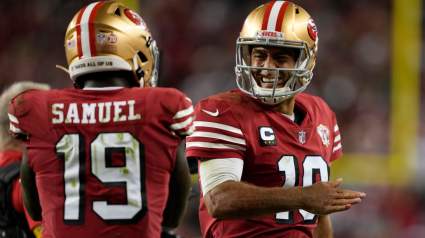 Jimmy Garoppolo Breaks Silence on Deebo Samuel’s Trade Request to 49ers