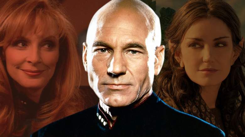 Dr. Crusher, Picard, and Laris