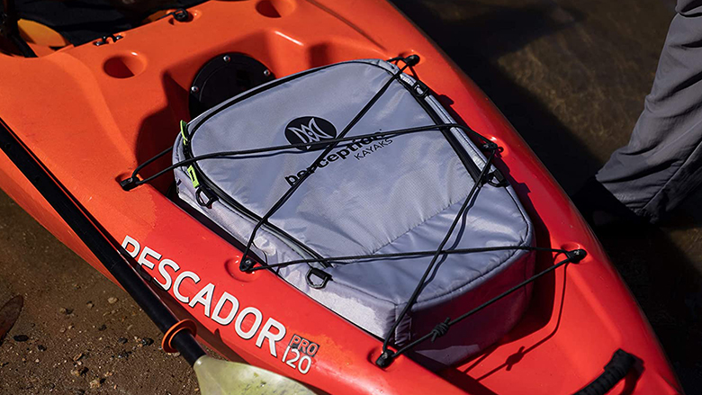  HODRANT Large Kayak Cooler, Waterproof Kayak Cooler Behind  Seat, Kayak Chair Back Cooler Bag for Lawn-Chair Style Seat, Splash Seat  Ice Chest Cooler for Kayaking, Fishing & Beaches, Green, Bag Only 