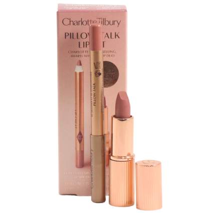 Charlotte Tilbury Pillow Talk Mini Matte Revolution Lipstick and Lip Cheat Lip Liner