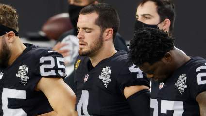 Josh McDaniels Has Strong Message for Derek Carr Amid Kaepernick Rumors