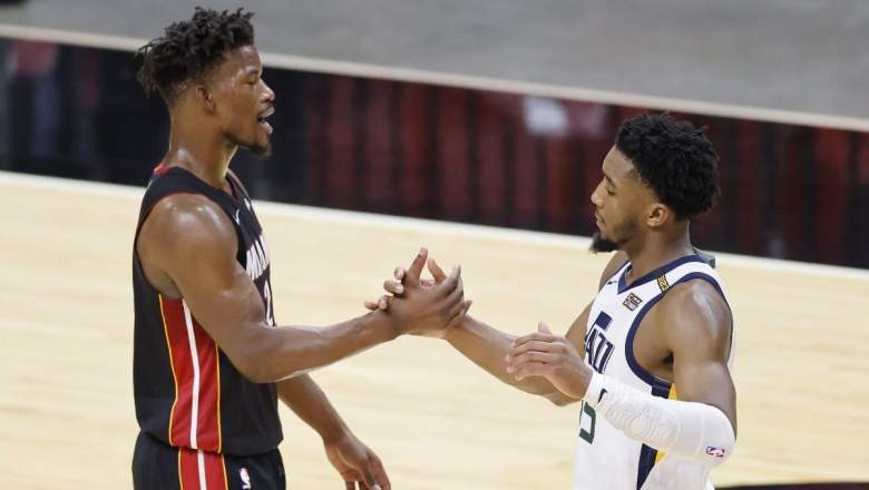Donovan Mitchell and Jimmy Butler
