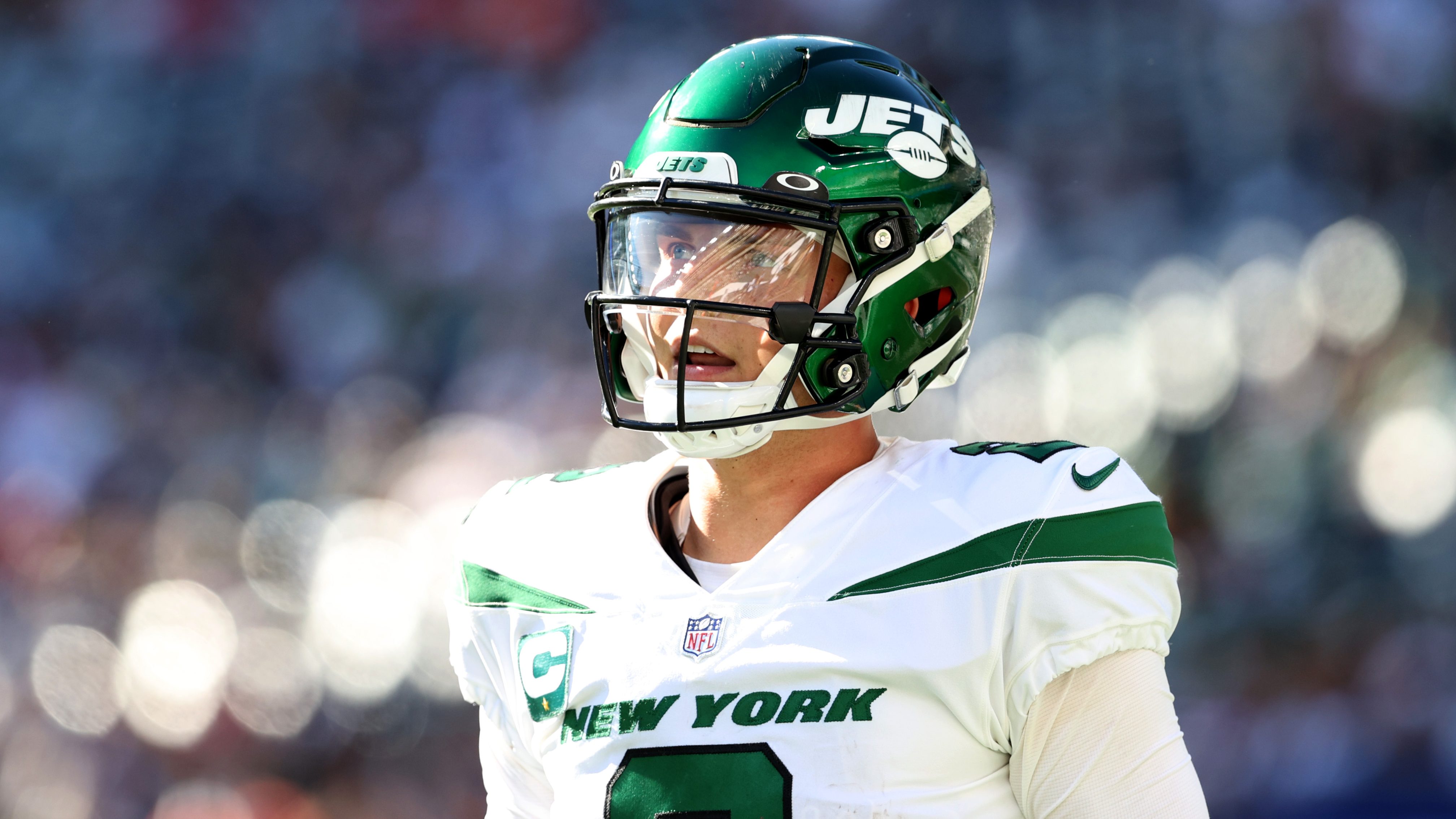 Zach Wilson throws 40-yard TD pass to C.J. Uzomah for Jets