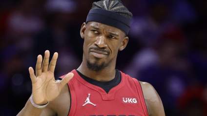Jimmy Butler Taunts Sixers Star After Season-Ending Loss