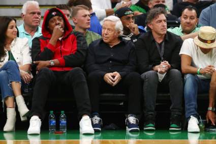 Several Patriots Make an Appearance to Support at Game 7