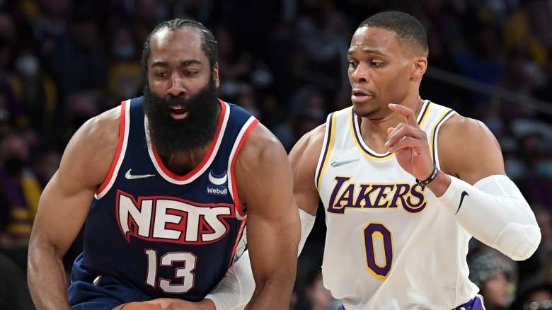 James Harden Russell Westbrook Lakers Nets