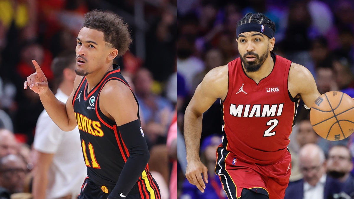 Heat's Gabe Vincent shining with defense on Hawks' Trae Young