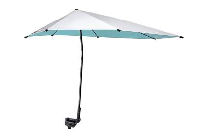 G4Free UPF 50+ Adjustable Beach Umbrella with Universal Clamp