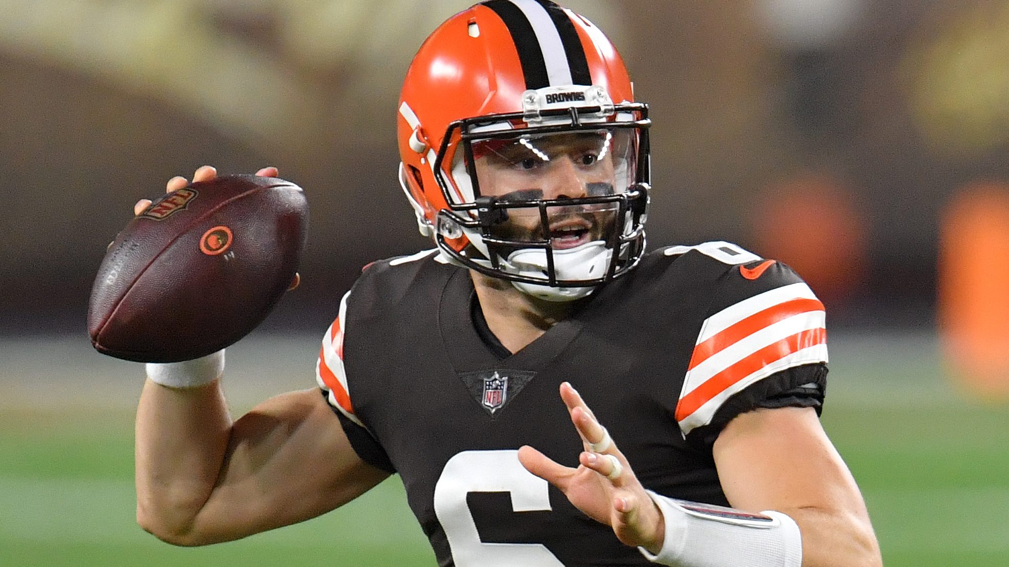 Panthers' Mayfield on Browns to TV reporter: 'I'm going to (mess