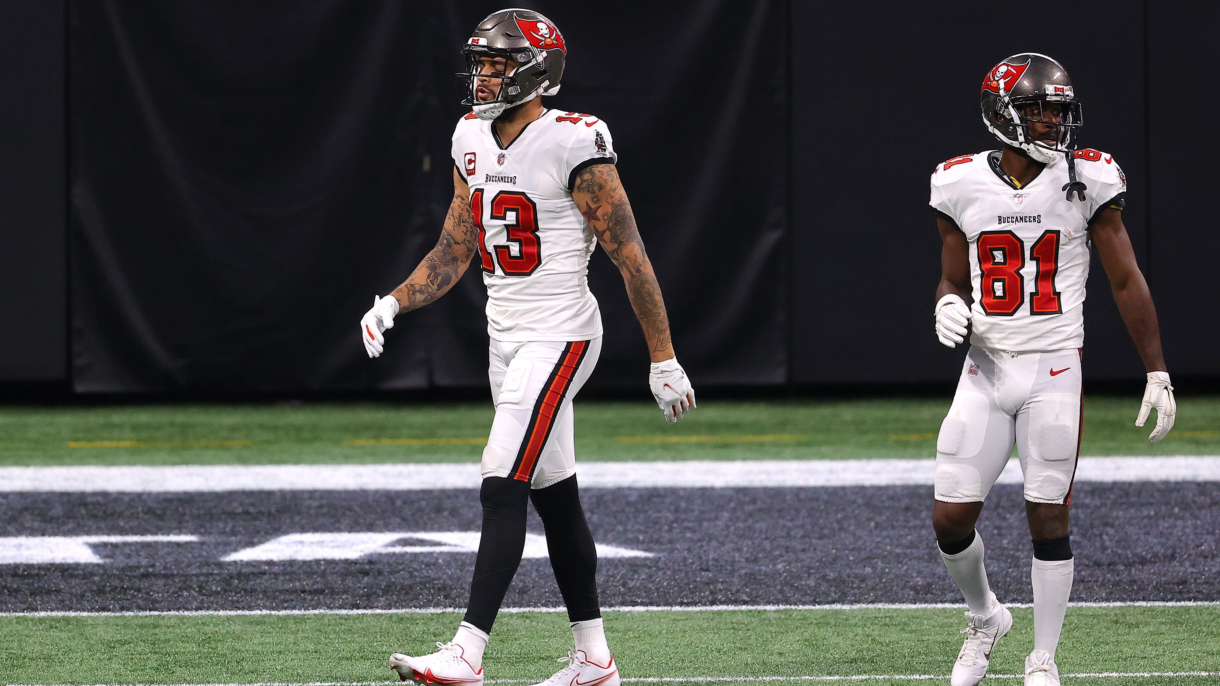 Olamide Zaccheaus of the Atlanta Falcons catches a pass while News Photo  - Getty Images