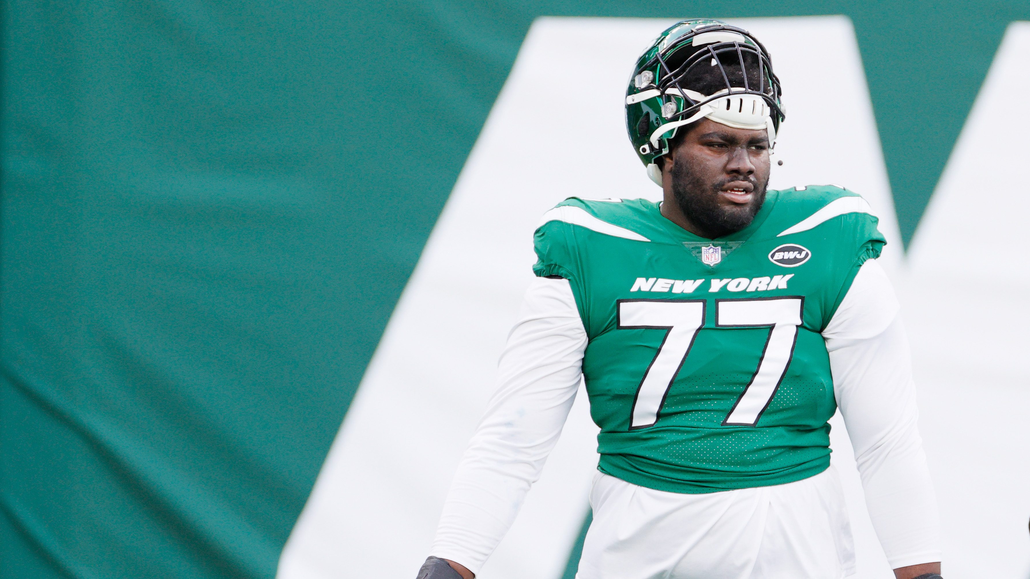 Jets offensive tackle Mekhi Becton is set to play for the first time in  nearly 2 years