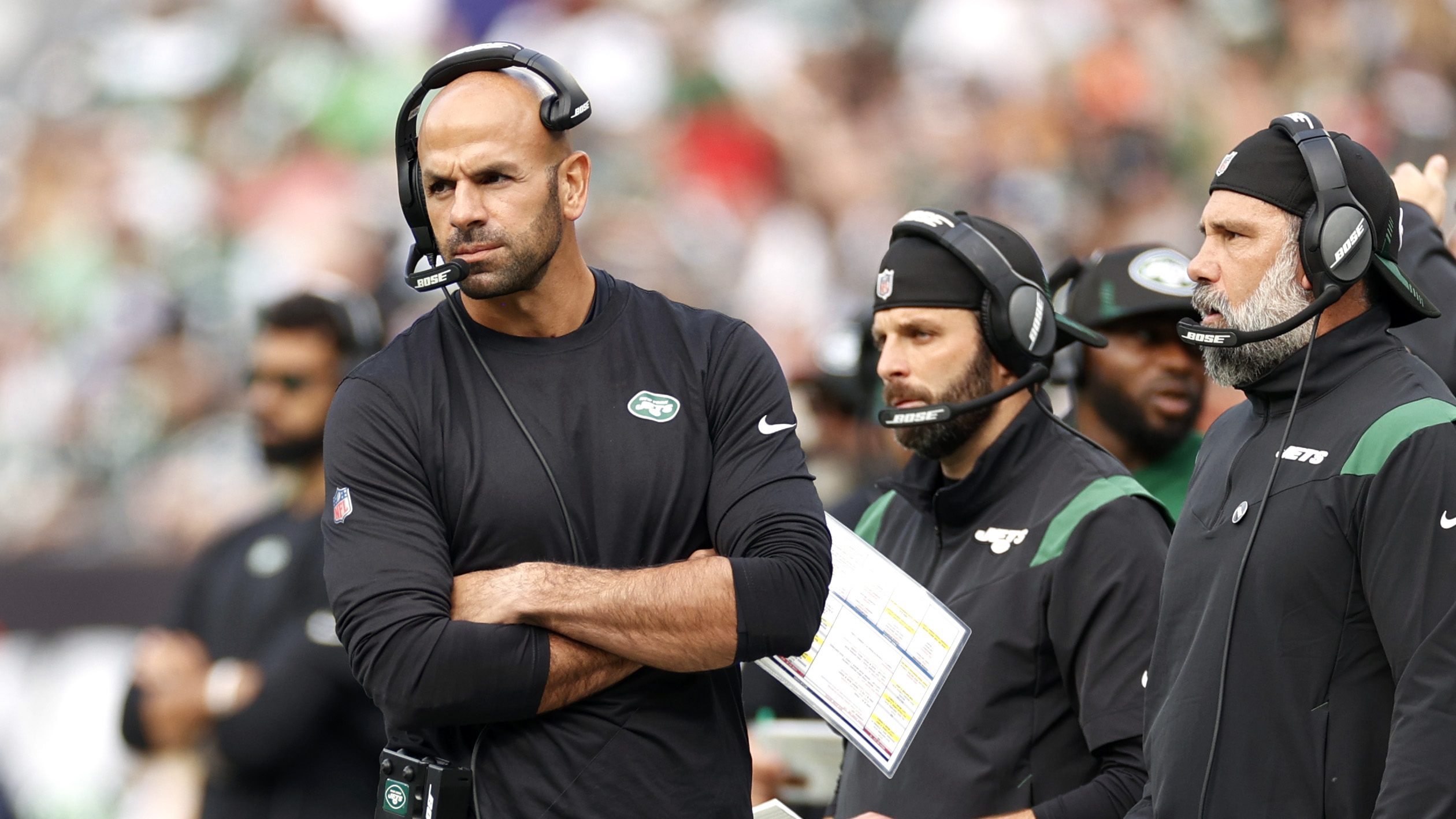 Jets HC Robert Saleh responds to Mekhi Becton's tweet: 'Go earn the left  tackle' spot