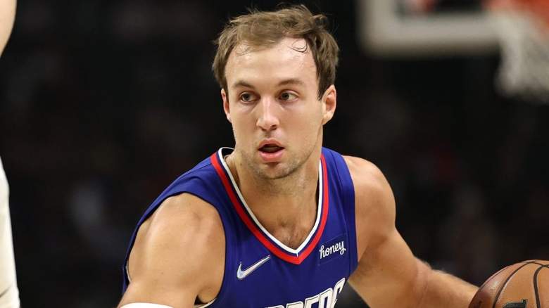 Luke Kennard of the LA Clippers, who was linked to the Boston Celtics.