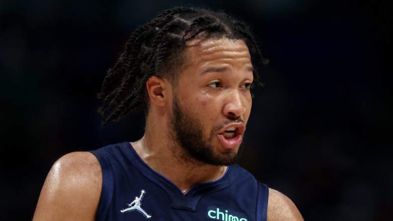 Jalen Brunson of the Dallas Mavericks, who is affiliated with the New York Knicks.