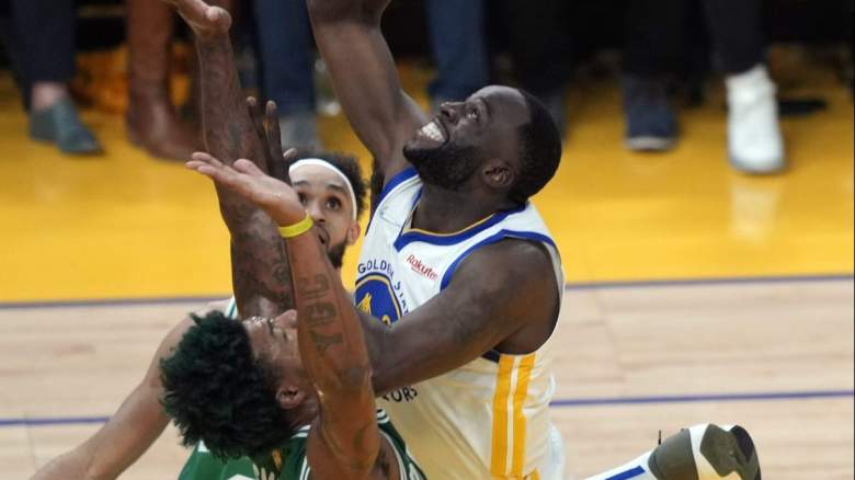 Draymond Green of the Golden State Warriors during Game 1 of the NBA Finals against the Boston Celtics.