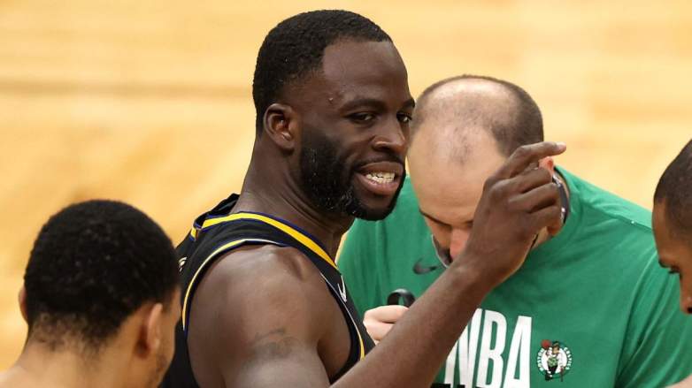 Golden State Warriors star Draymond Green in Game 3 of the NBA Finals against the Boston Celtics.