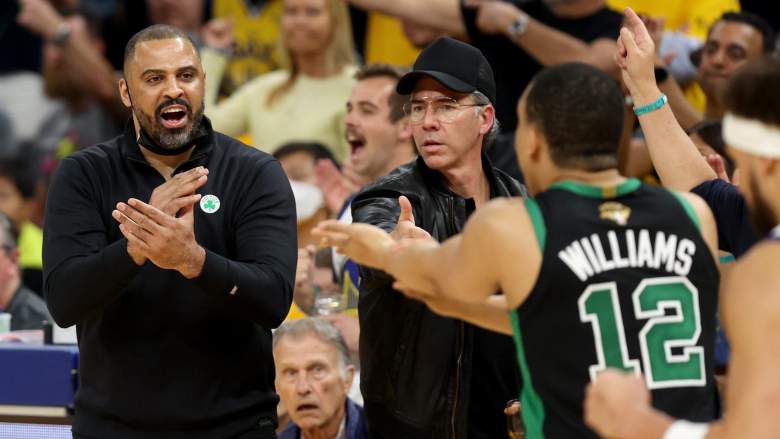 Celtics coach Ime Udoka, left