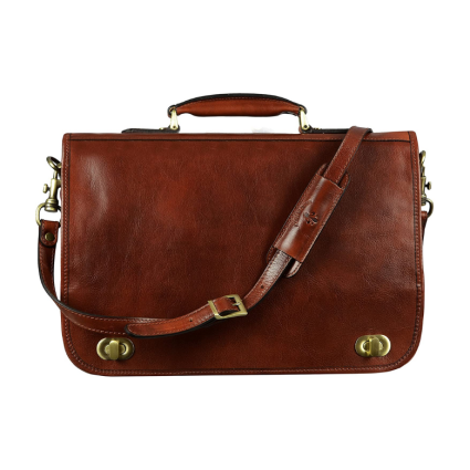Italian Handcrafted Leather Briefcase for Men