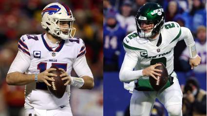 Video of Josh Allen With AFC East Rival QB Turns Heads on Twitter