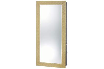Gold full length salon mirror