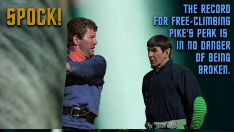 Pike's Peak Meets 'Star Trek V'