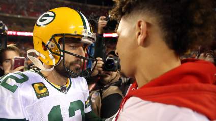 Aaron Rodgers Doubles Down on Smack Talking Patrick Mahomes [WATCH]