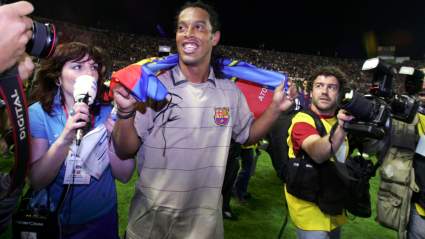 Fresh Images of Barcelona’s Retro-Inspired Away Kit Leaked [LOOK]