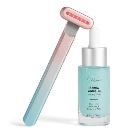 SolaWave 4-in-1 Facial Wand and Renew Complex Serum Bundle