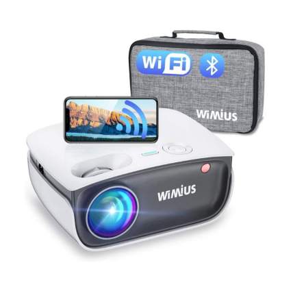 Wimius Mini Projector with WiFi and Bluetooth
