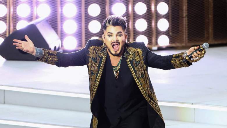Adam Lambert on stage
