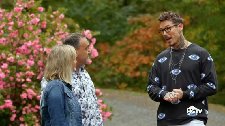 HGTV host David Bromstad with "My Lottery Dream House" guests