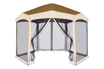 EAGLE PEAK 12 by 10 Foot Pop-Up Portable Gazebo with Mosquito Netting