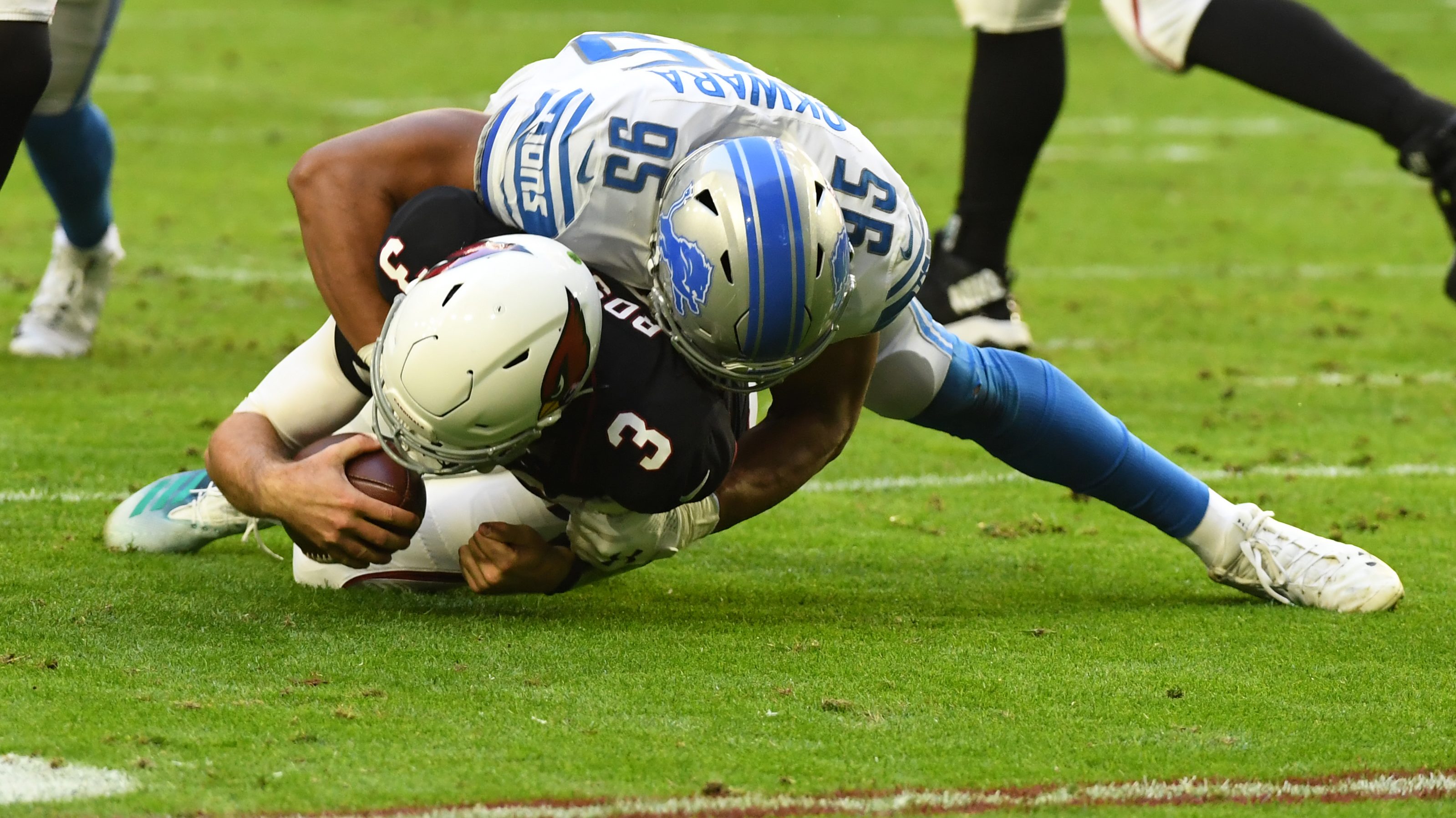 Lions DE Romeo Okwara says he's ready to play: 'It's been a long time  coming' 