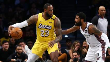 Lakers LeBron James Sends Cryptic Message After Nets Kyrie Irving Requests Trade