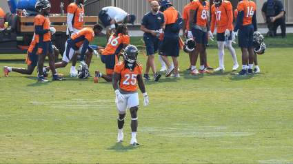 Broncos RB Training With First-Team All-Pro