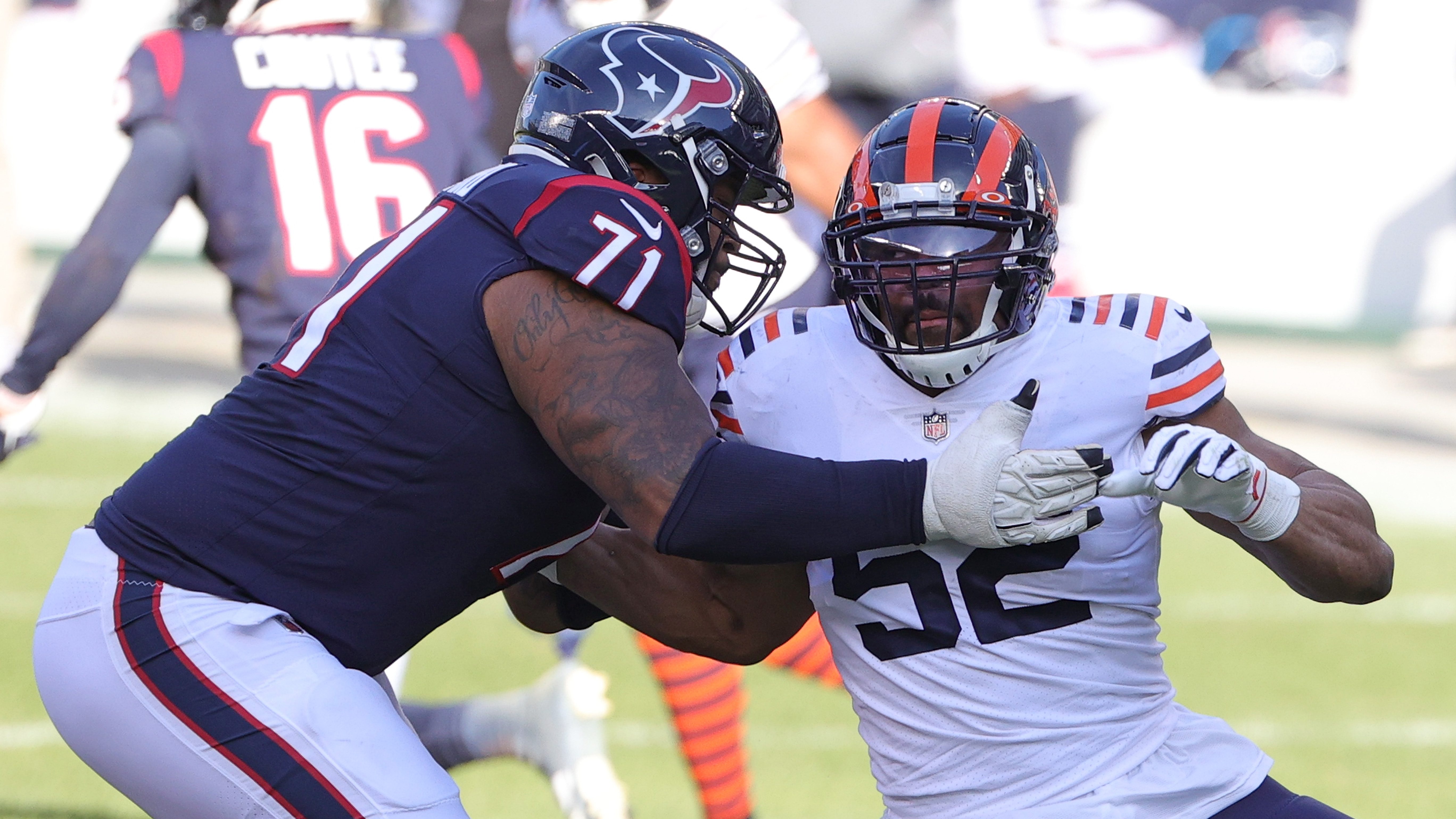 Tytus Howard to play left guard against Chiefs, Texans place