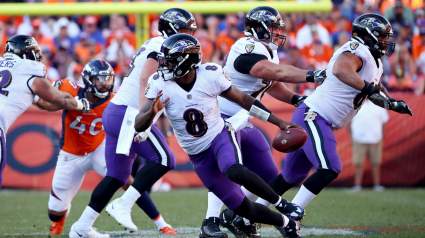 Broncos WR Spotted Catching Passes From Lamar Jackson