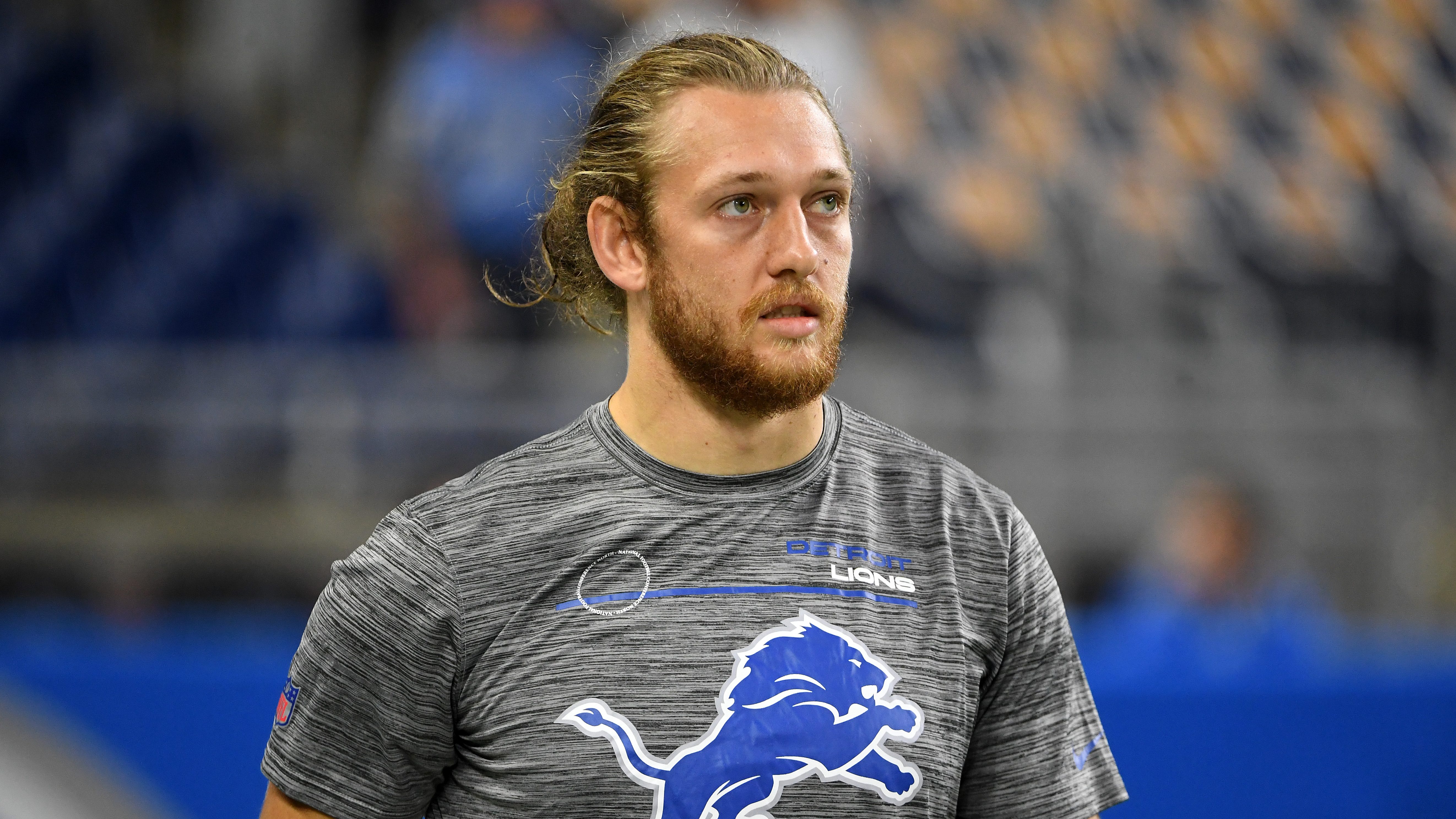 Detroit Lions Alternate Name & Number T-Shirt - T.J. Hockenson