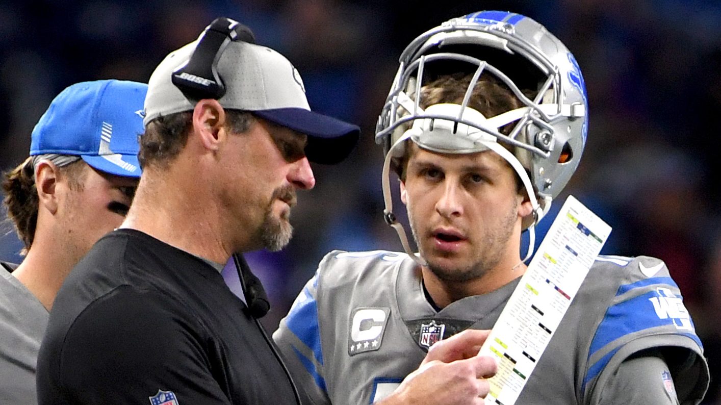 Jared Goff's future is unclear. The Lions want him focused on the present.  