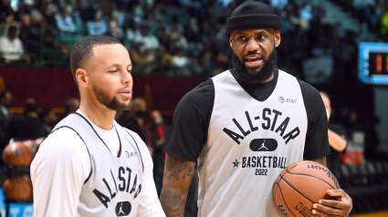 LeBron James Takes Swipe at Warriors Star Steph Curry