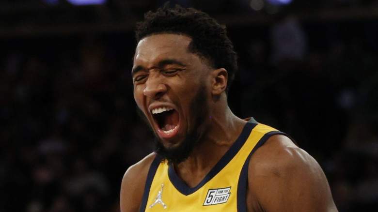 Donovan Mitchell of the Utah Jazz, who was linked to the New York Knicks.