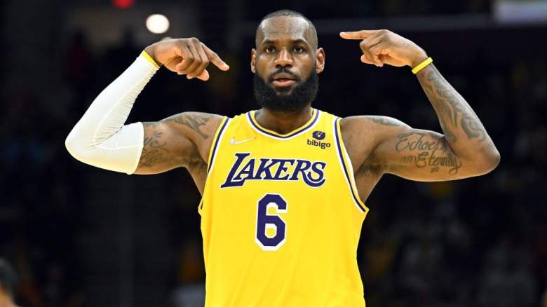 LeBron James of the Los Angeles Lakers, who was linked to the New York Knicks in betting odds.