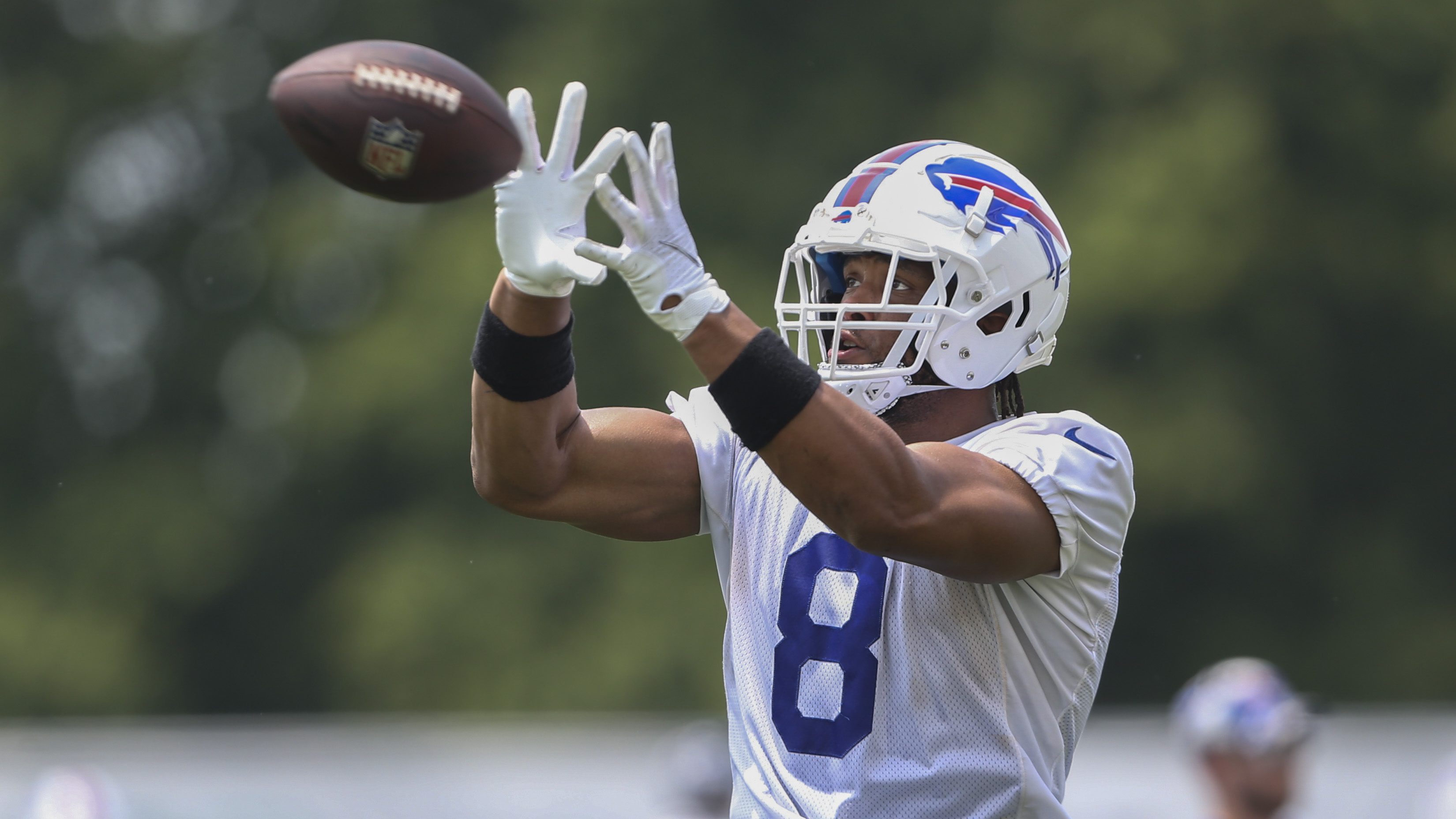 Dawson Knox grabs touchdown pass at Buffalo Bills practice